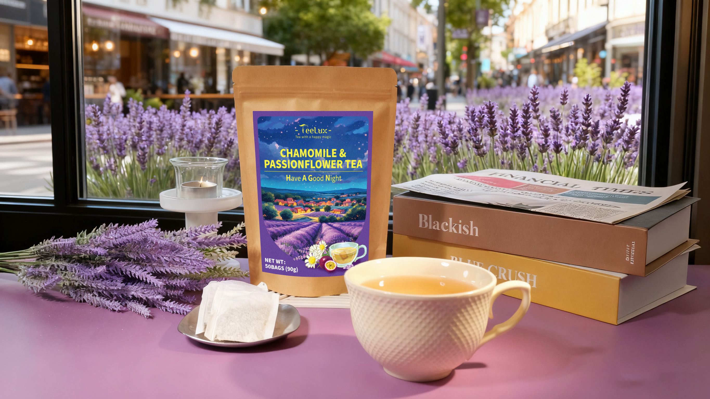 Amazon.com : TeeLux Chamomile Passionflower Tea, Caffeine Free Tea